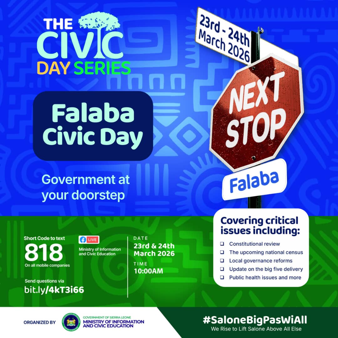 FALABA SET TO HOST CIVIC DAY SERIES - The Times Sierra Leone