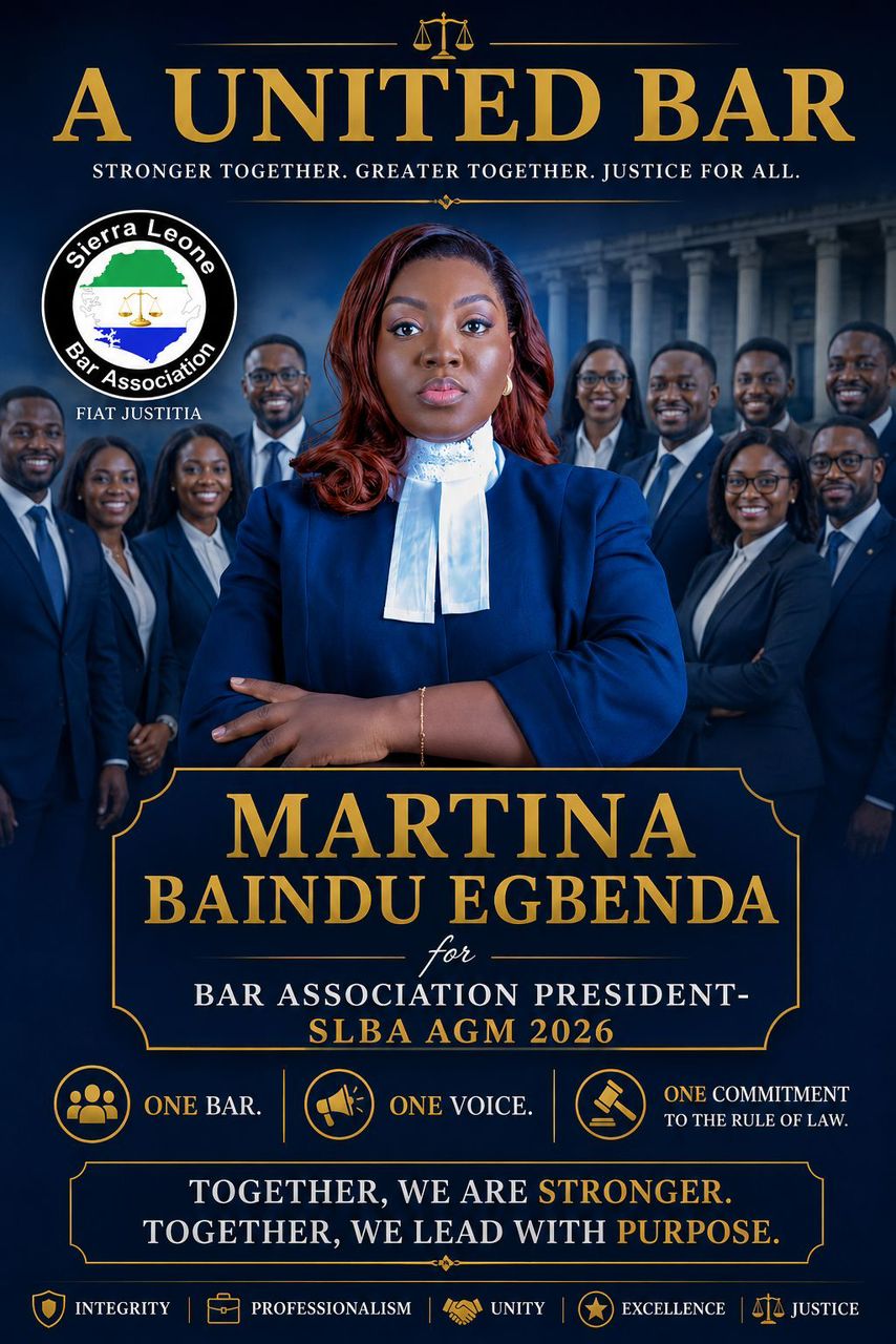 Martina Baindu Egbenda: The Unifier for Sierra Leone Bar Association ...