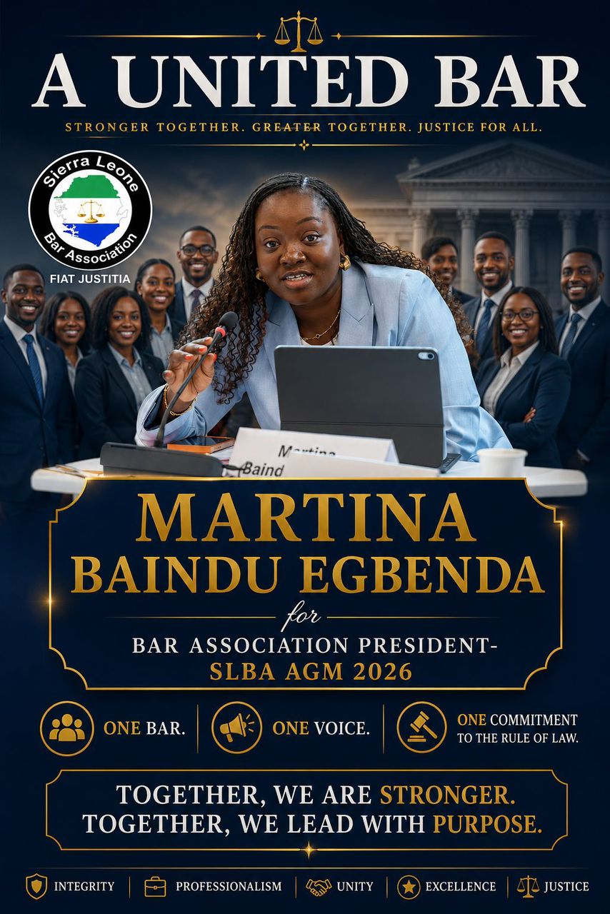 Martina Baindu Egbenda: The Unifier for Sierra Leone Bar Association ...